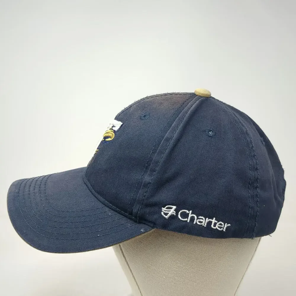 Melonwear Snapback Blue One Size Hat Charter Communications T Logo Embroidered